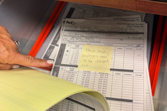 Manual paper charge slip billing workflow