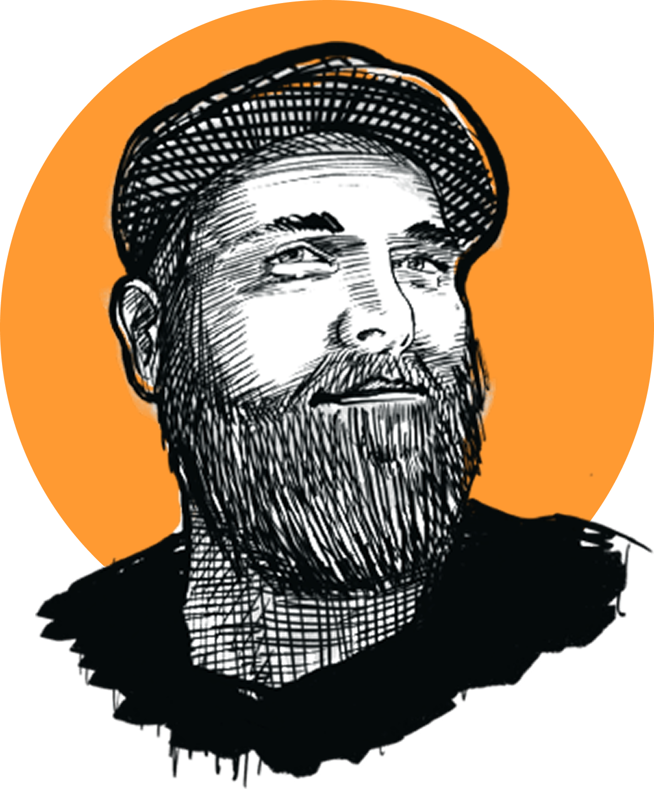 Illustration of Frank Barnhardt