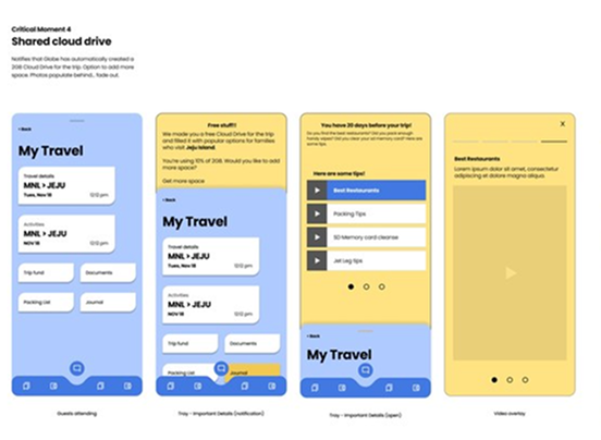 Parent Trip user flow screen 4